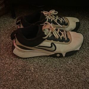 Kids Black and White Athletic Shoes